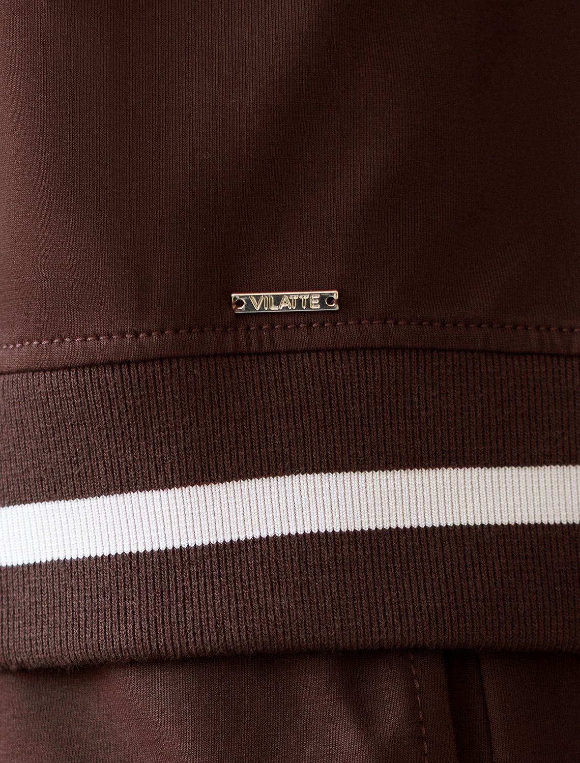 VILATTE Джемпер 587896 D49.083 коричневый