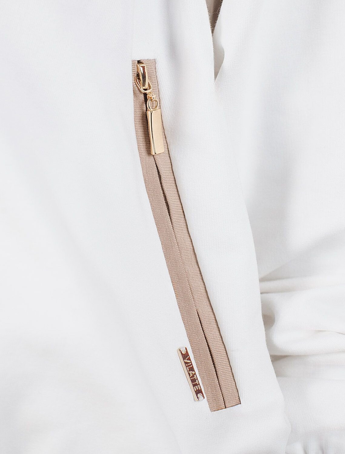 VILATTE Джемпер 587898 D49.165 белый