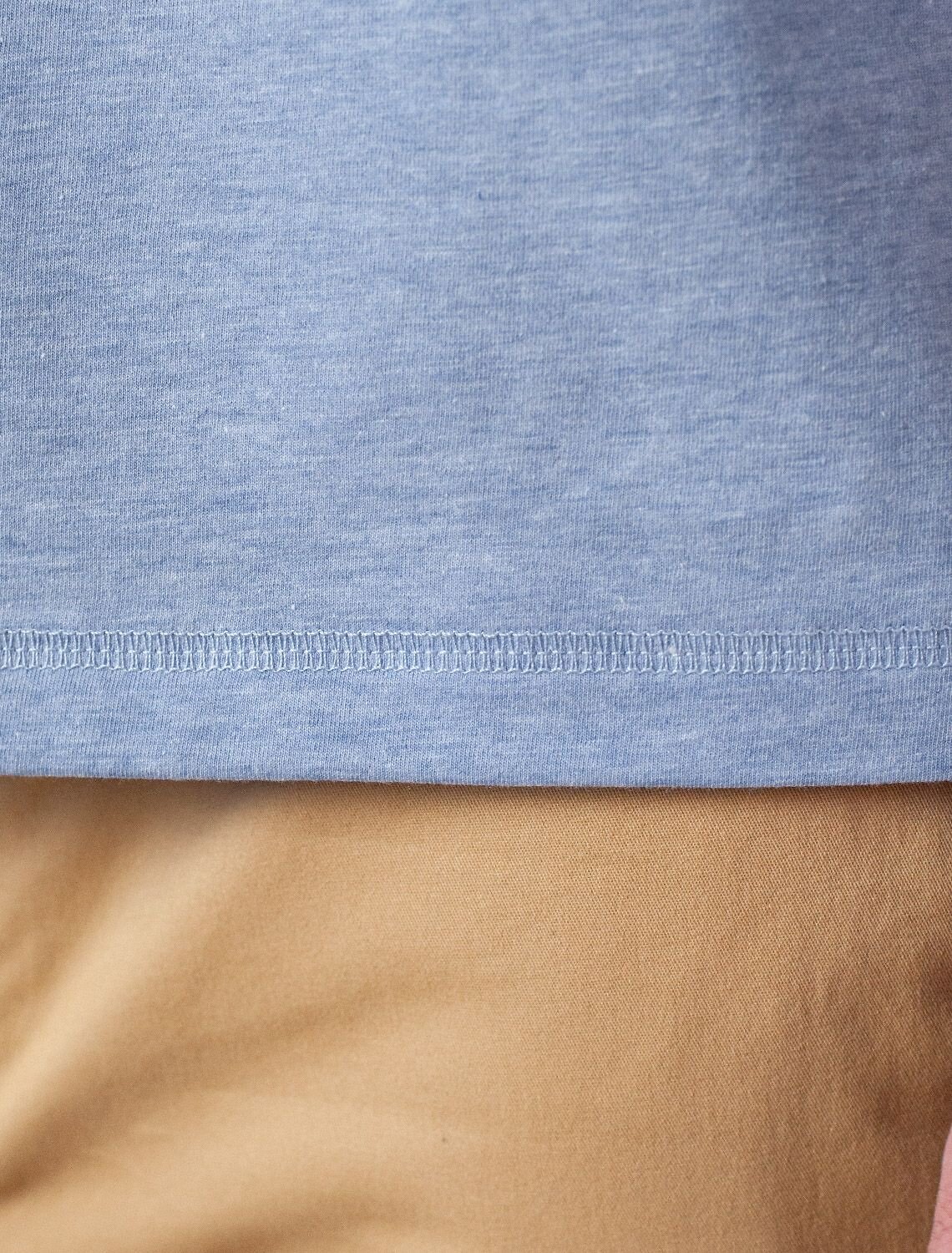 VILATTE Футболка 587903 U49.068 голубой меланж_outdoors