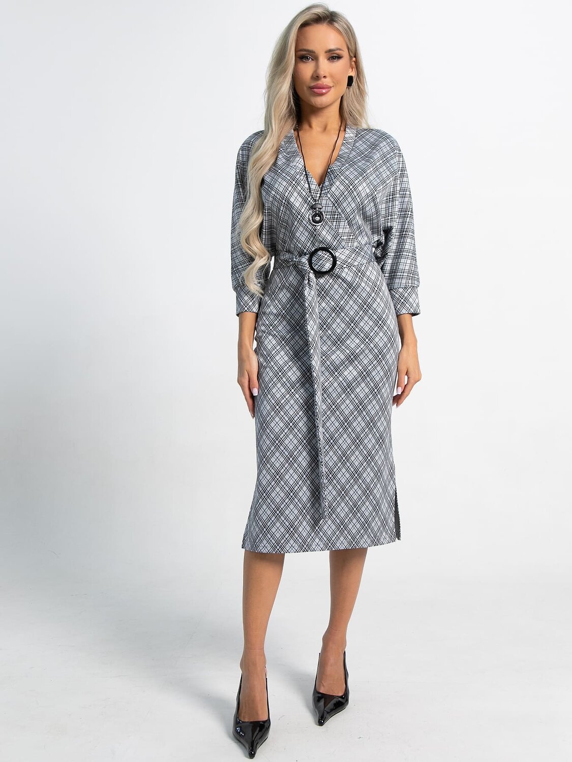 LT Collection Платье 587915 П15438-4М серый