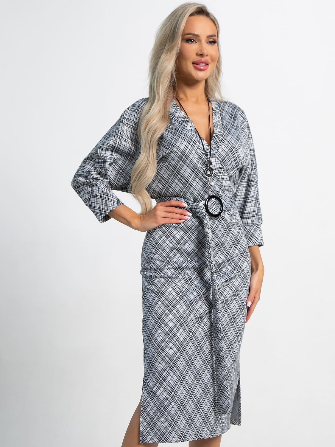 LT Collection Платье 587915 П15438-4М серый