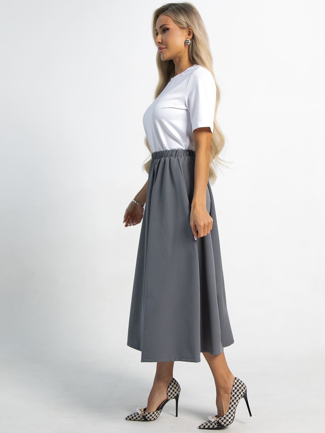 LT Collection Юбка 587918 Ю15476-10М серый