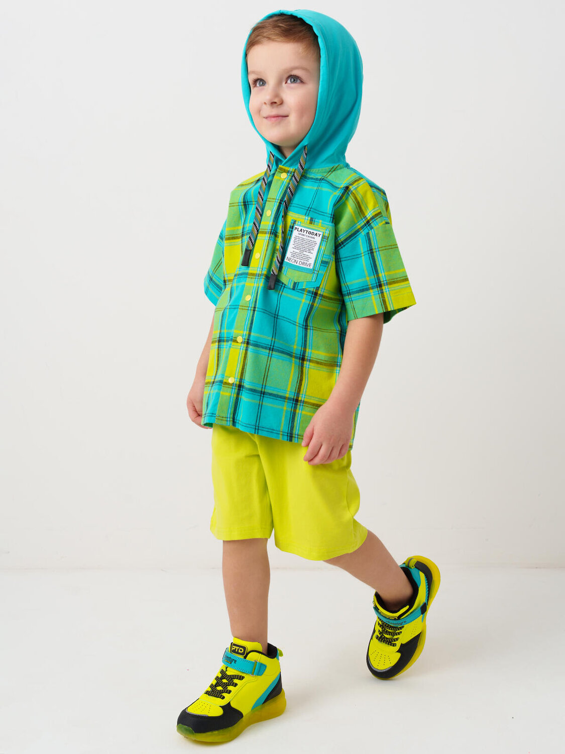 PLAYTODAY Рубашка 587925 12612223 разноцветный