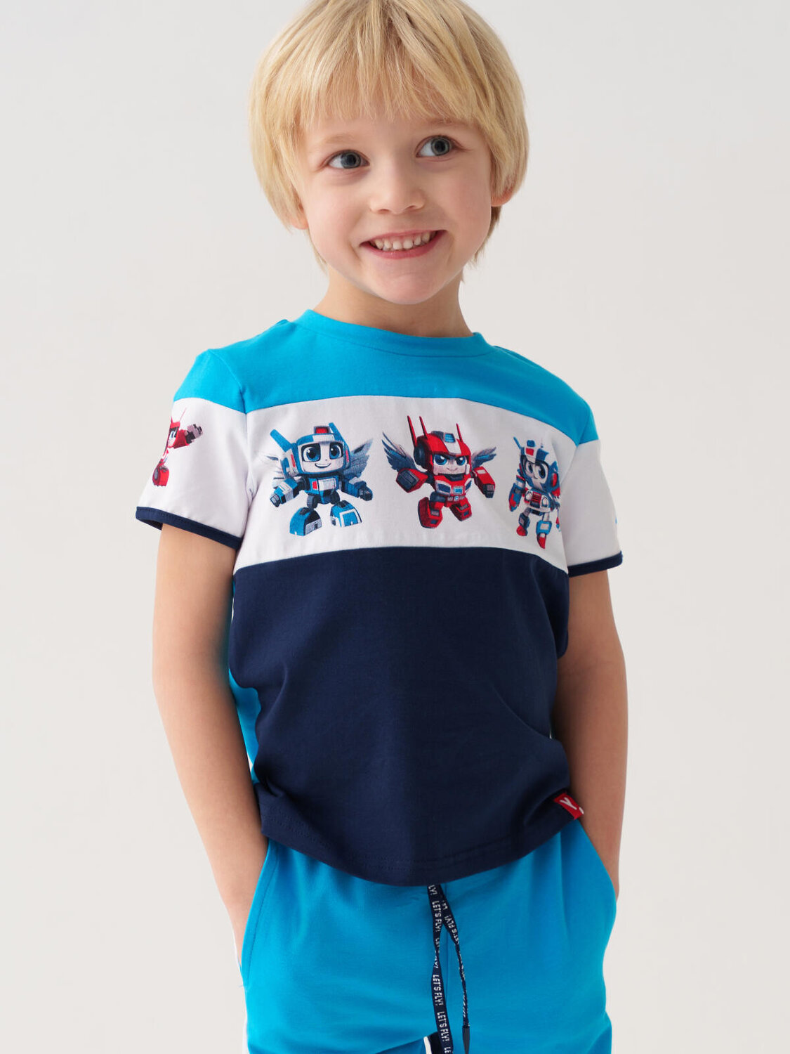 PLAYTODAY Фуфайка 587928 12612033 тёмно-синий,ярко-синий