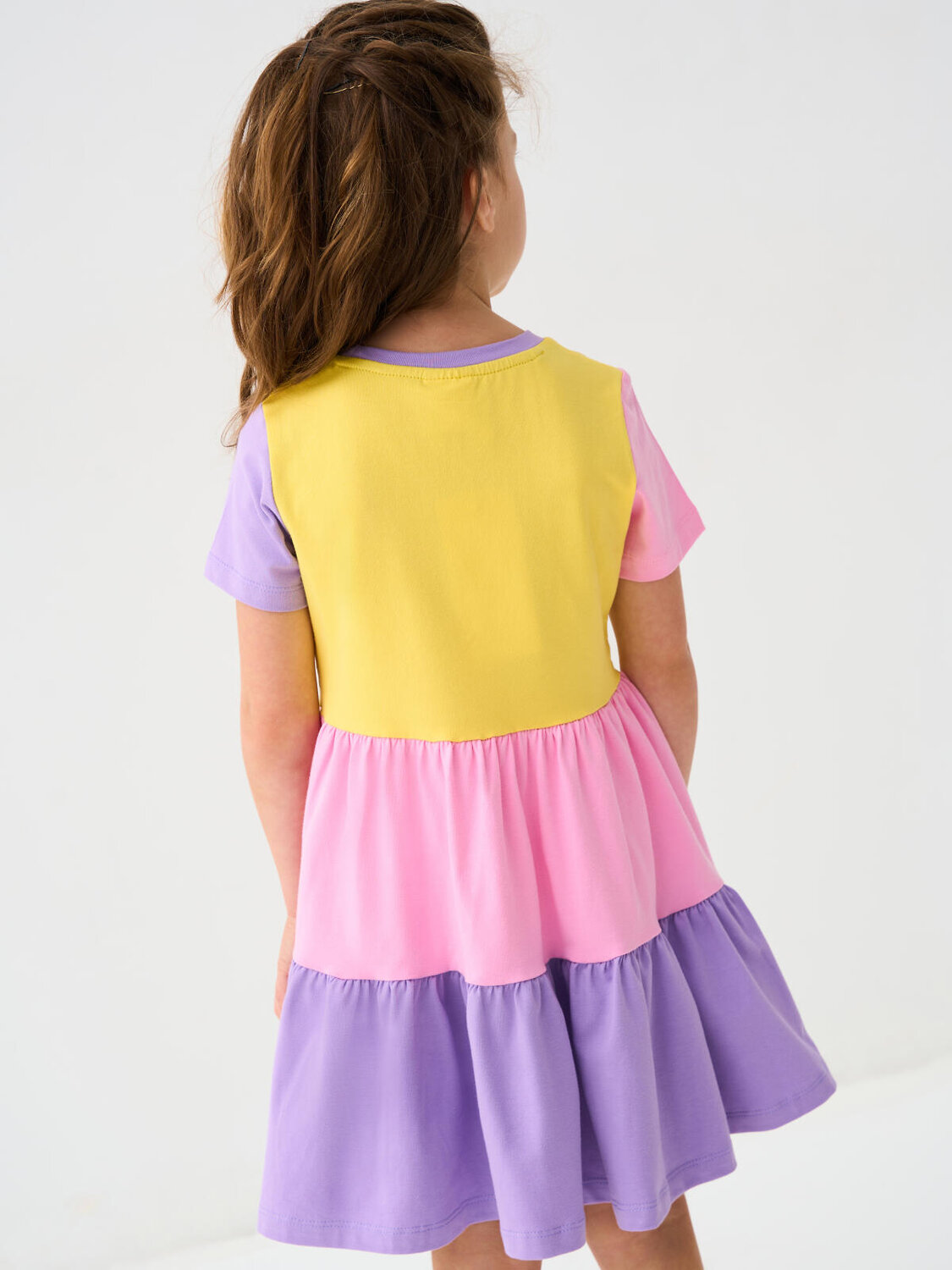 PLAYTODAY Платье 587943 12622068 сиреневый,розовый,жёлтый