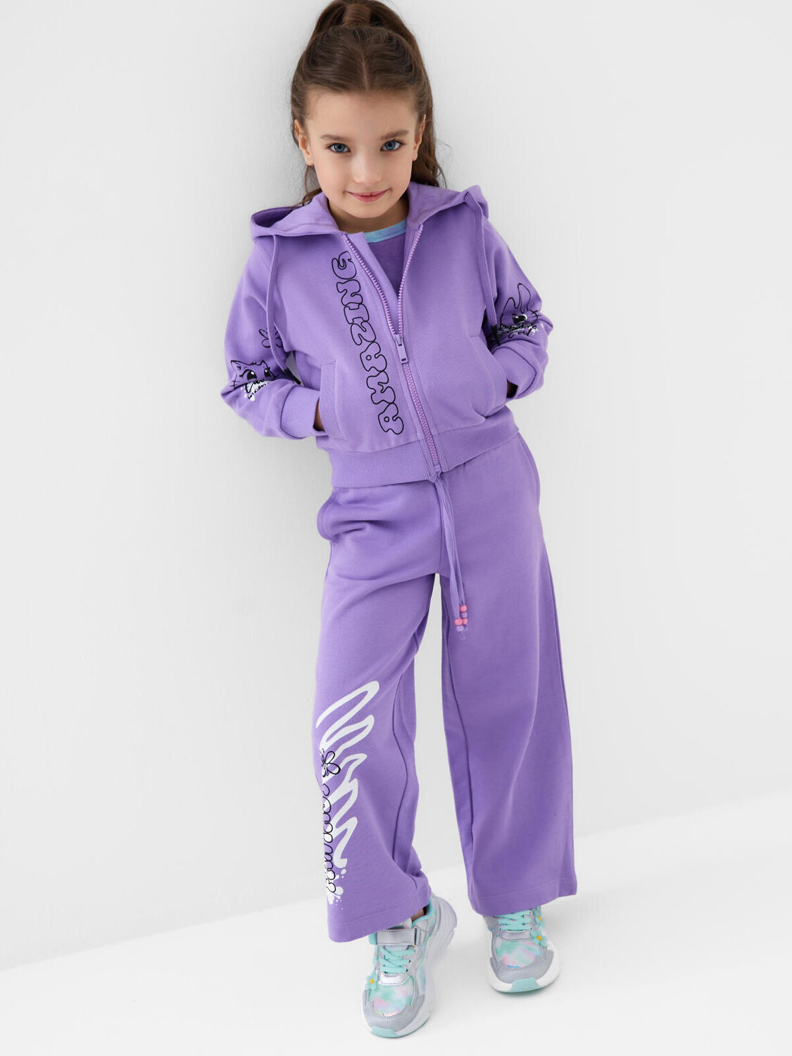 PLAYTODAY Брюки 587973 12622075 сиреневый