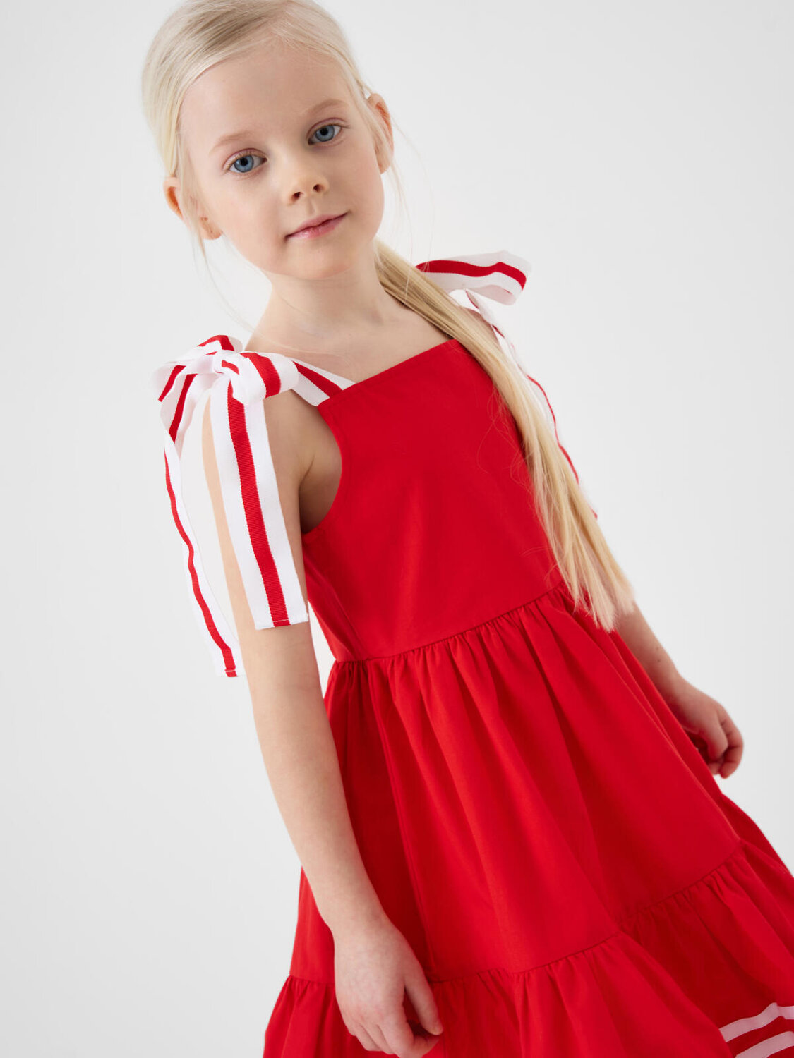 PLAYTODAY Сарафан 587977 12622409 белый,красный