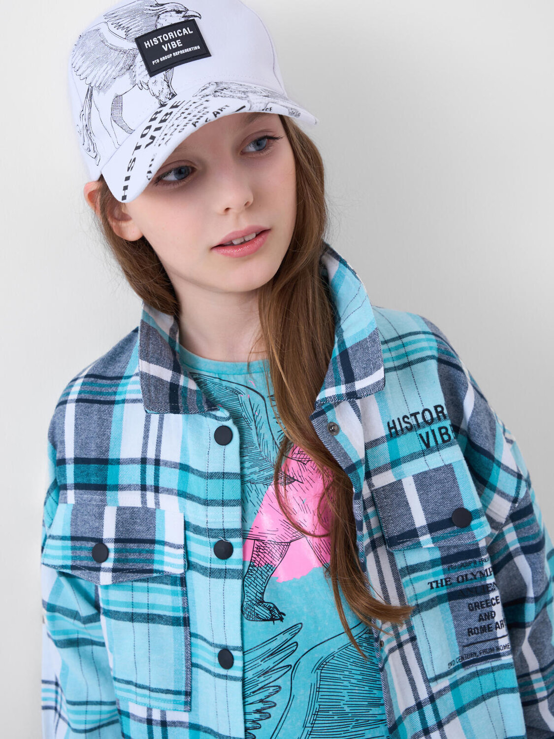 PLAYTODAY Рубашка 588029 12621204 белый,голубой,темно-серый