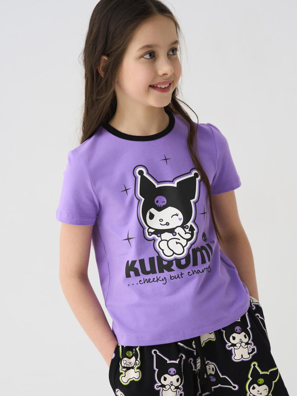 PLAYTODAY Фуфайка 588044 12641032 черный,сиреневый