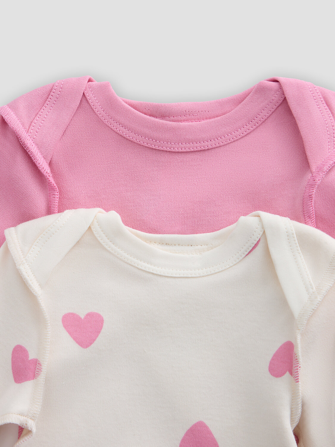 MARK FORMELLE Боди детское 588059 13016-1-2 сердечки на молоке +розовый