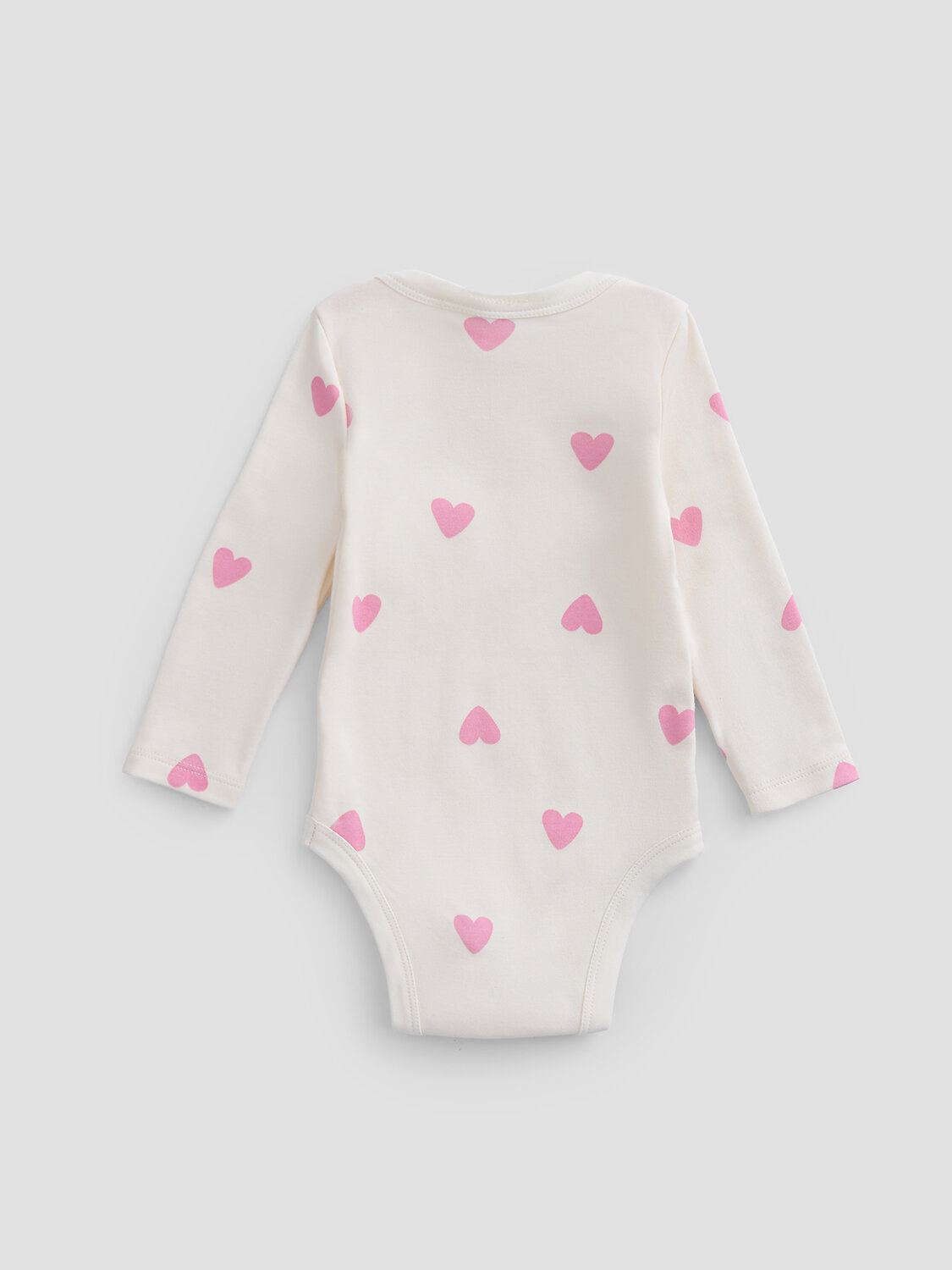 MARK FORMELLE Боди детское 588060 13016-2 сердечки на молоке +розовый