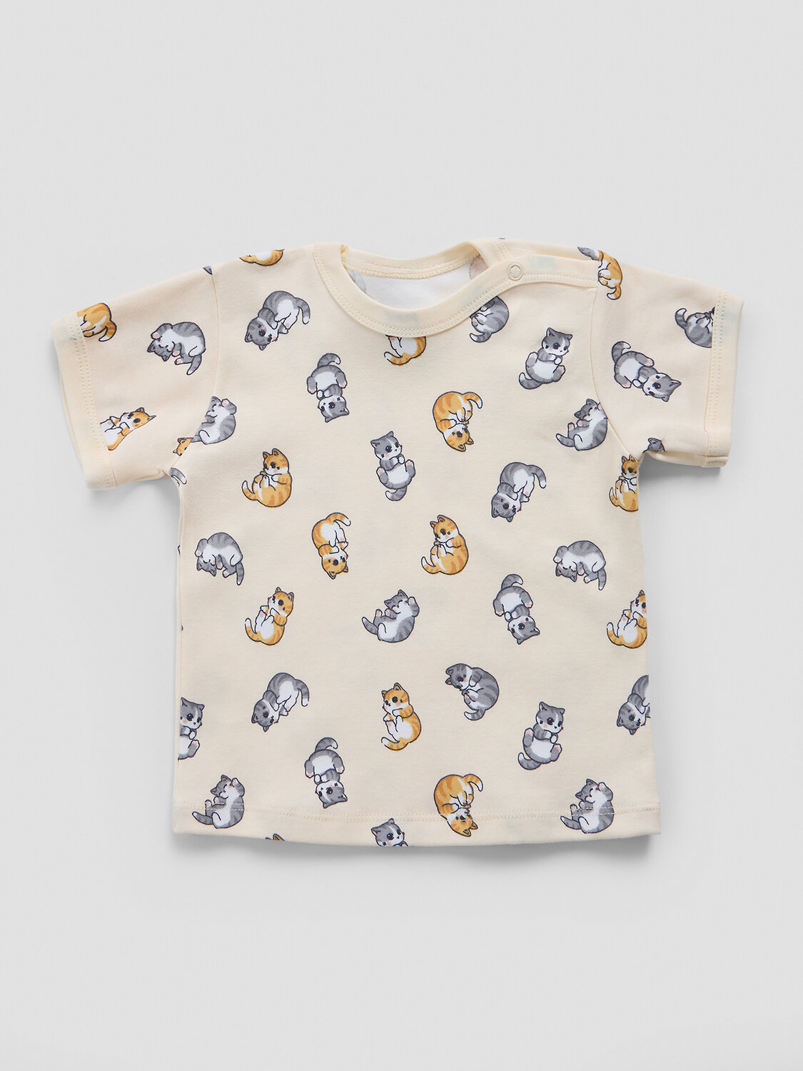 MARK FORMELLE Джемпер 588074 83108-2 котики на слив. масле +полоска на слив. масле