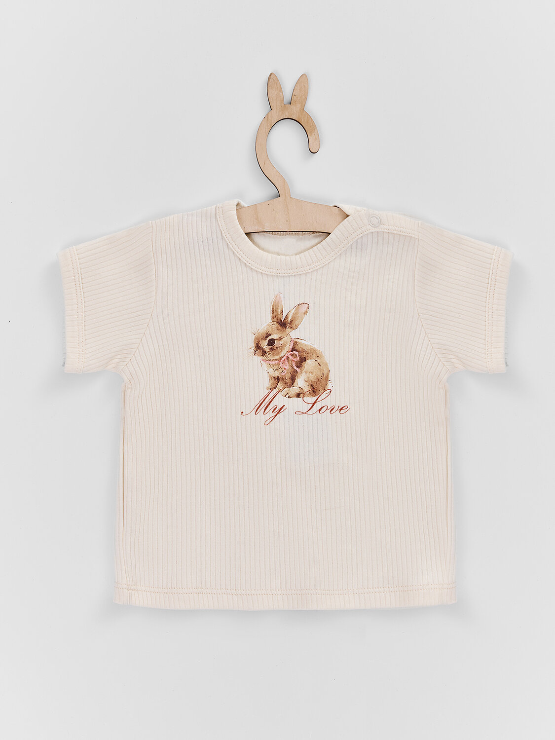 MARK FORMELLE Джемпер 588075 83108-2 молочный +бантики и зайки на розовом