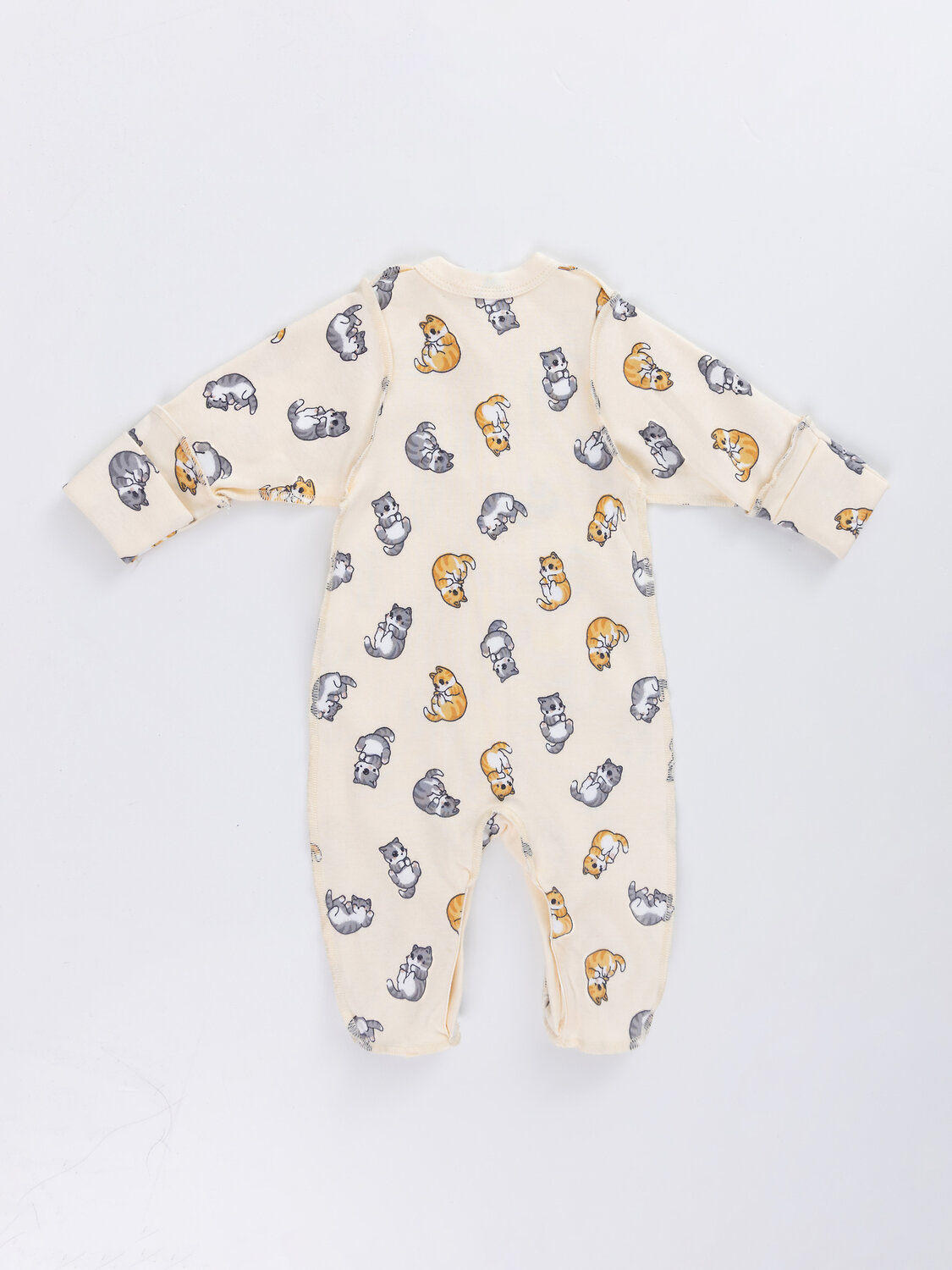 MARK FORMELLE Комбинезон 588083 14005-1-2 котики на слив. масле +полоска на слив. масле