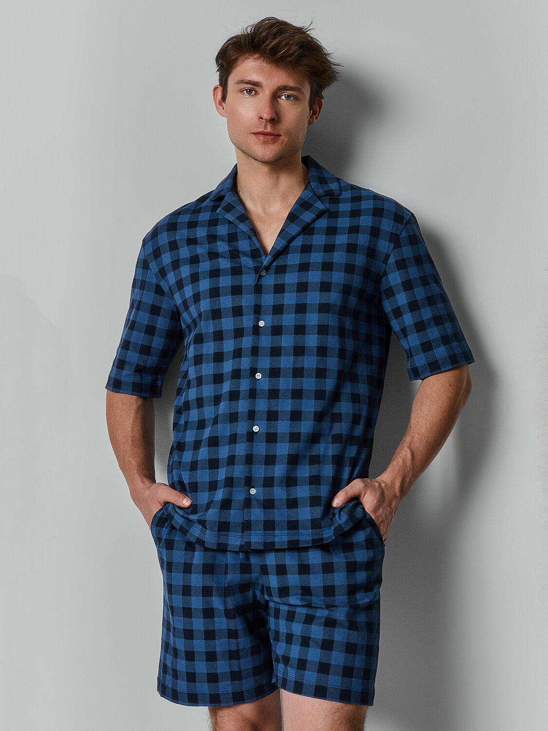 MARK FORMELLE Костюм 588103 591057 клетка на т.синем