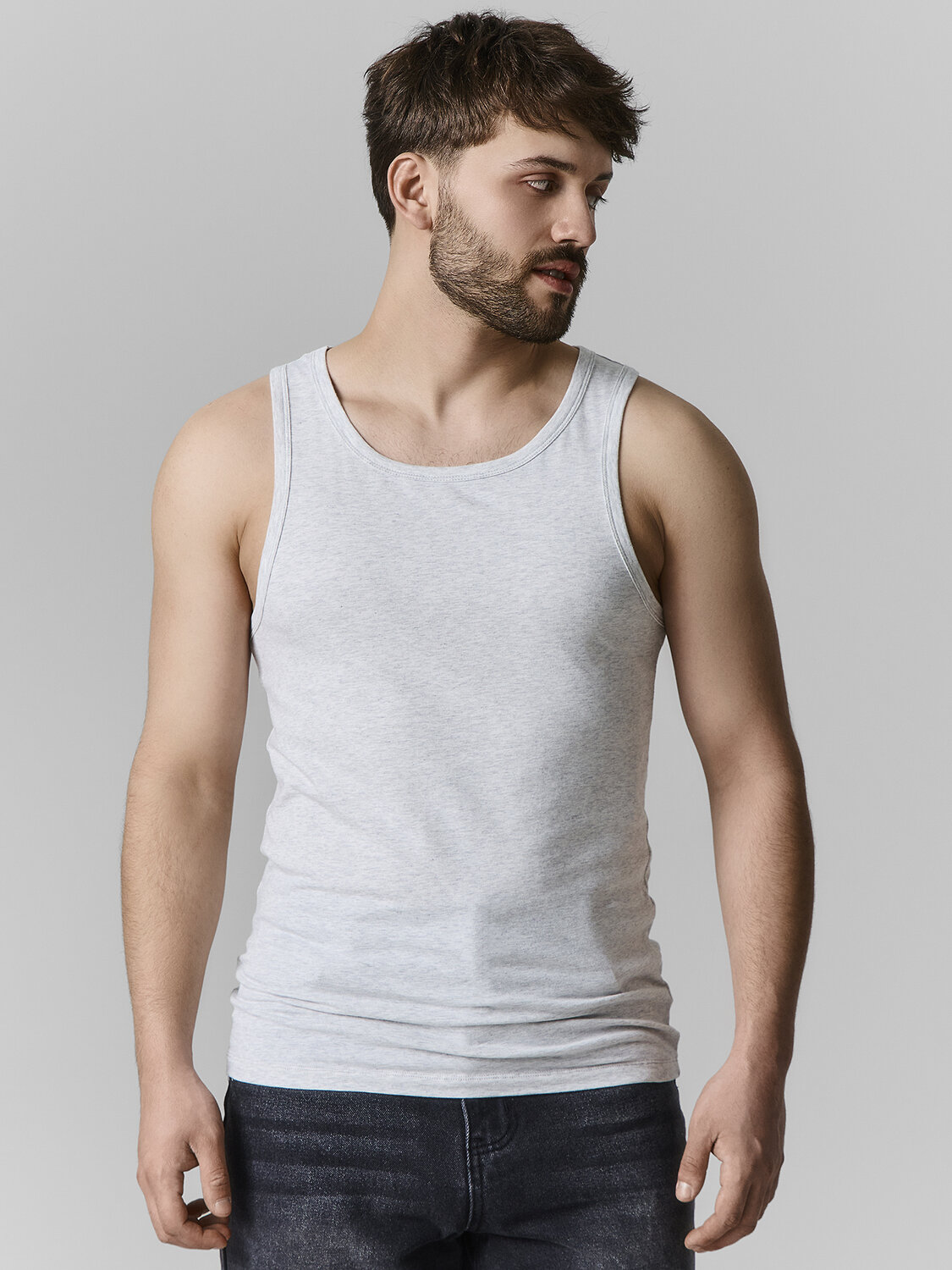 MARK FORMELLE Майка 588104 101434 св.серый меланж