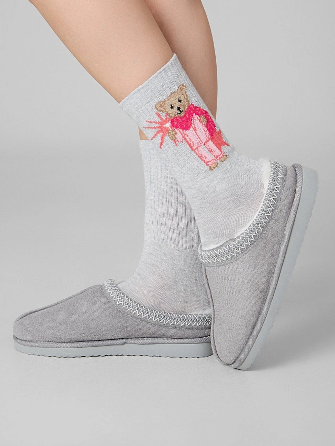 MARK FORMELLE Женские носки 588106 217K-3427 св.сер.меланж /сер.люрекс