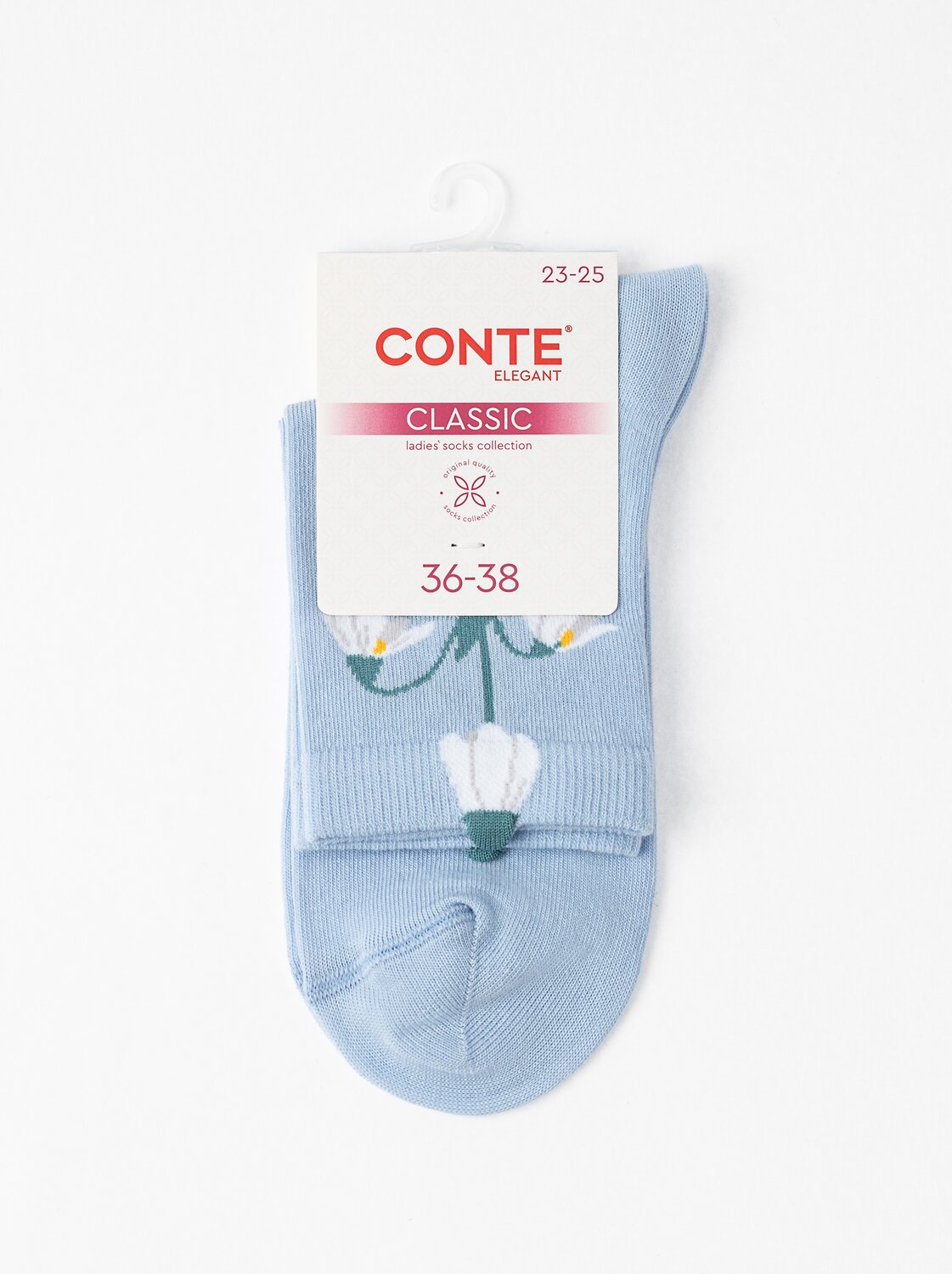 Conte elegant Носки 588112 CLASSIC 17С-183СП светло-голубой