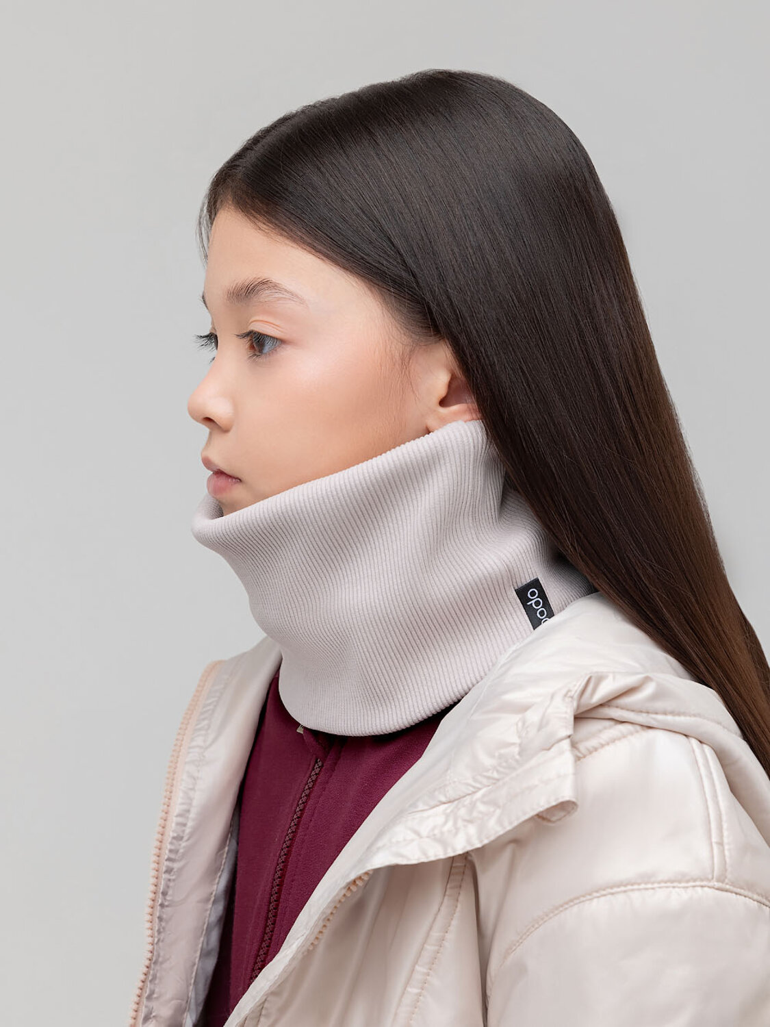 Bodo Шарф 588130 12-134M серо-бежевый