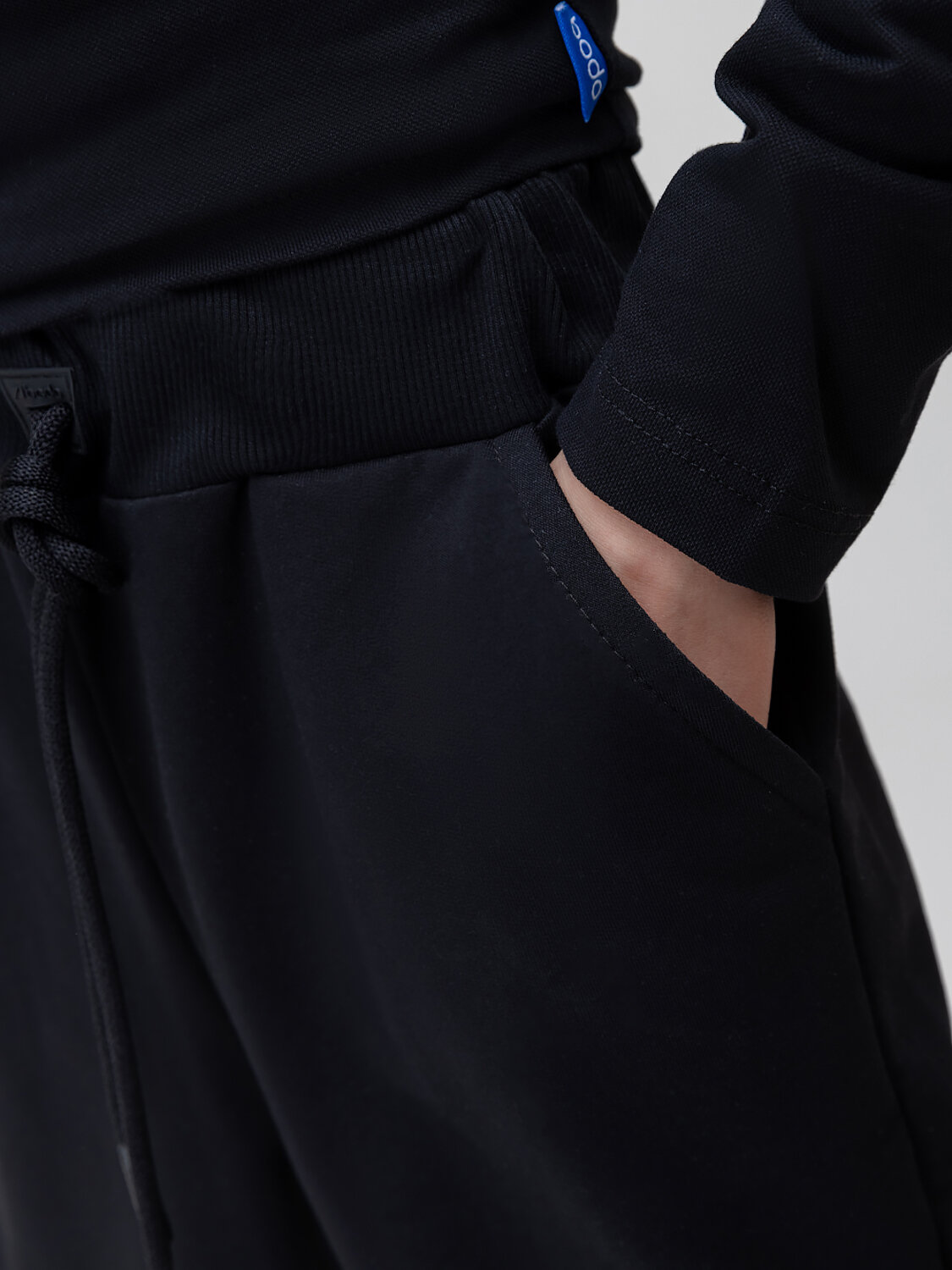 Bodo Брюки 588153 6-626MU черный (белый)