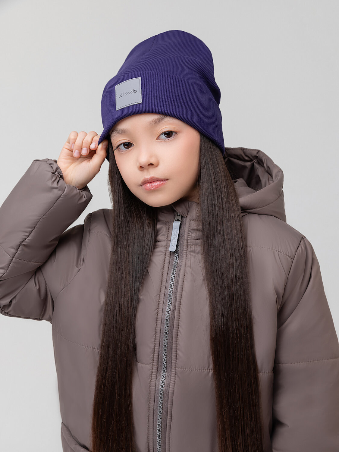 Bodo Шапка 588158 10-427MU баклажановый