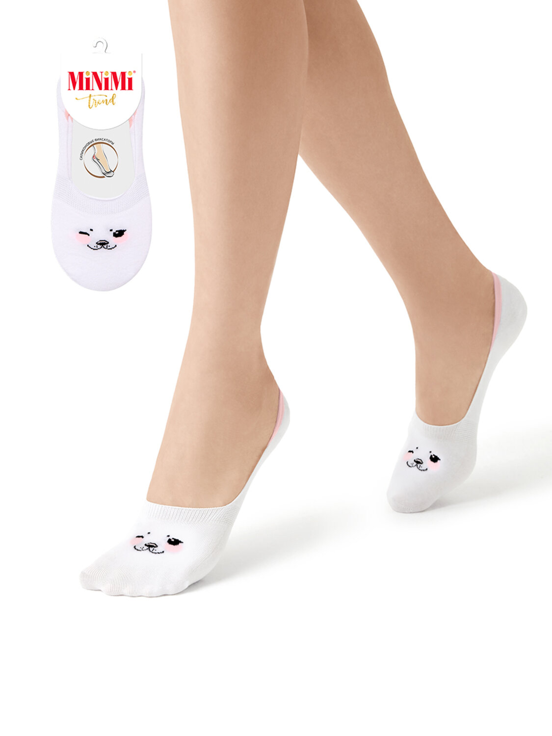 Minimi Подследники 588164 MINI BELL 5205 (подследники) Котик Bianco (Белый)