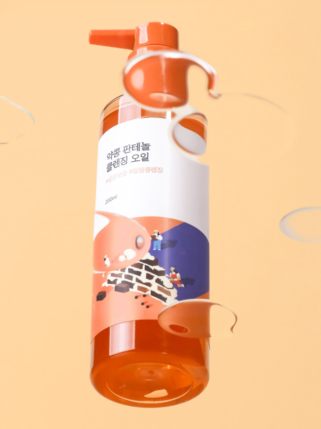 ROUND LAB Гидрофильное очищающее масло для лица с соей и пантенолом / Soybean Panthenol, 200 мл 588170 28427 