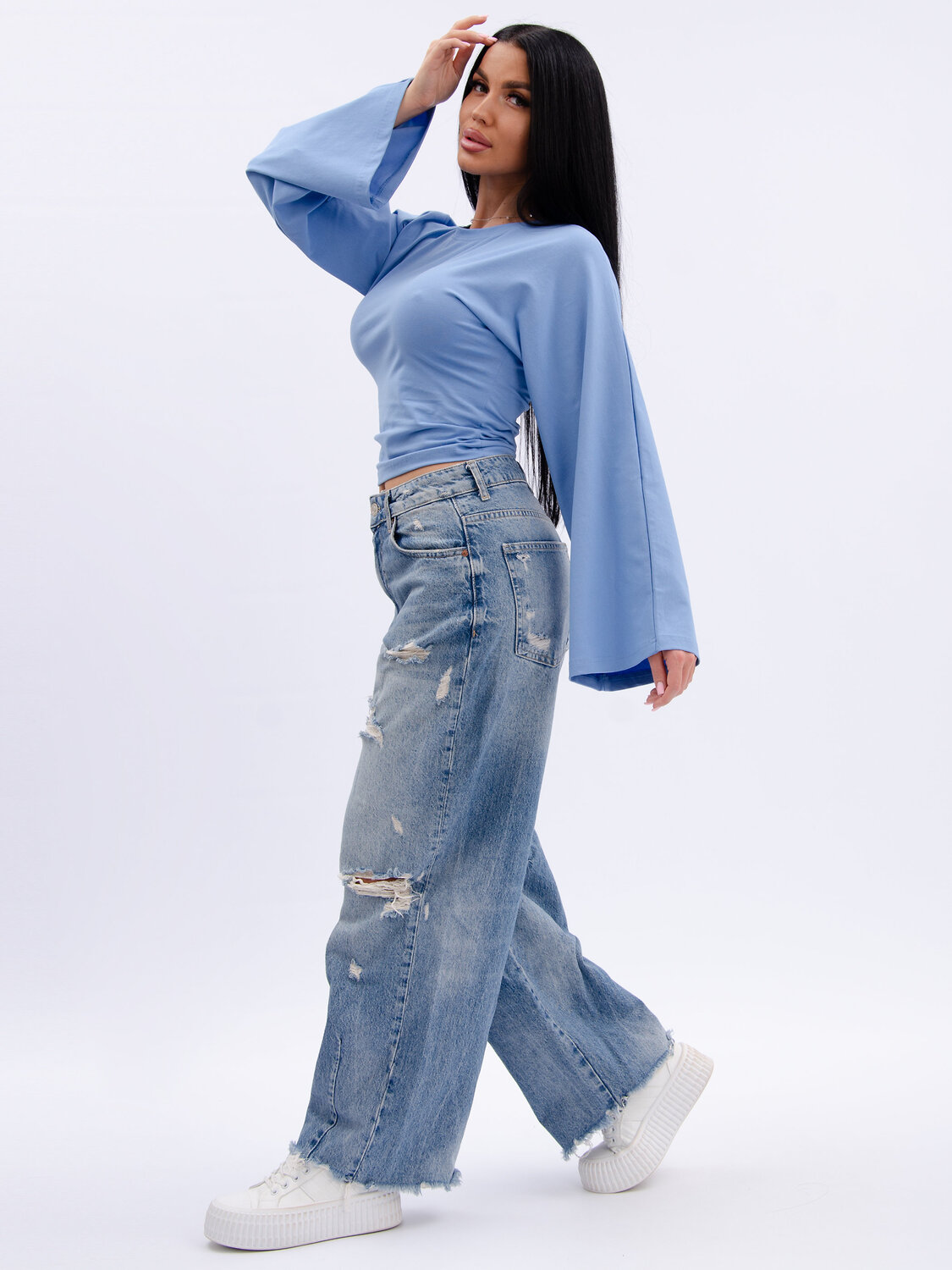 Malina Лонгслив 588178 1005г голубой