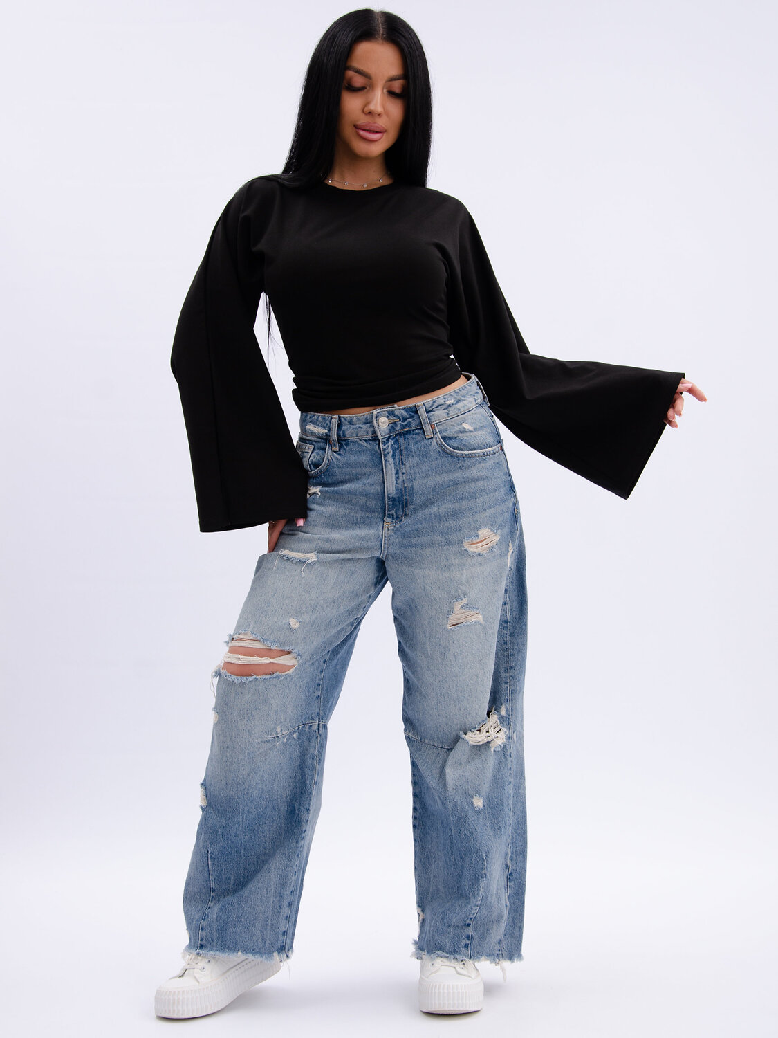 Malina Лонгслив 588180 1005ч чёрный