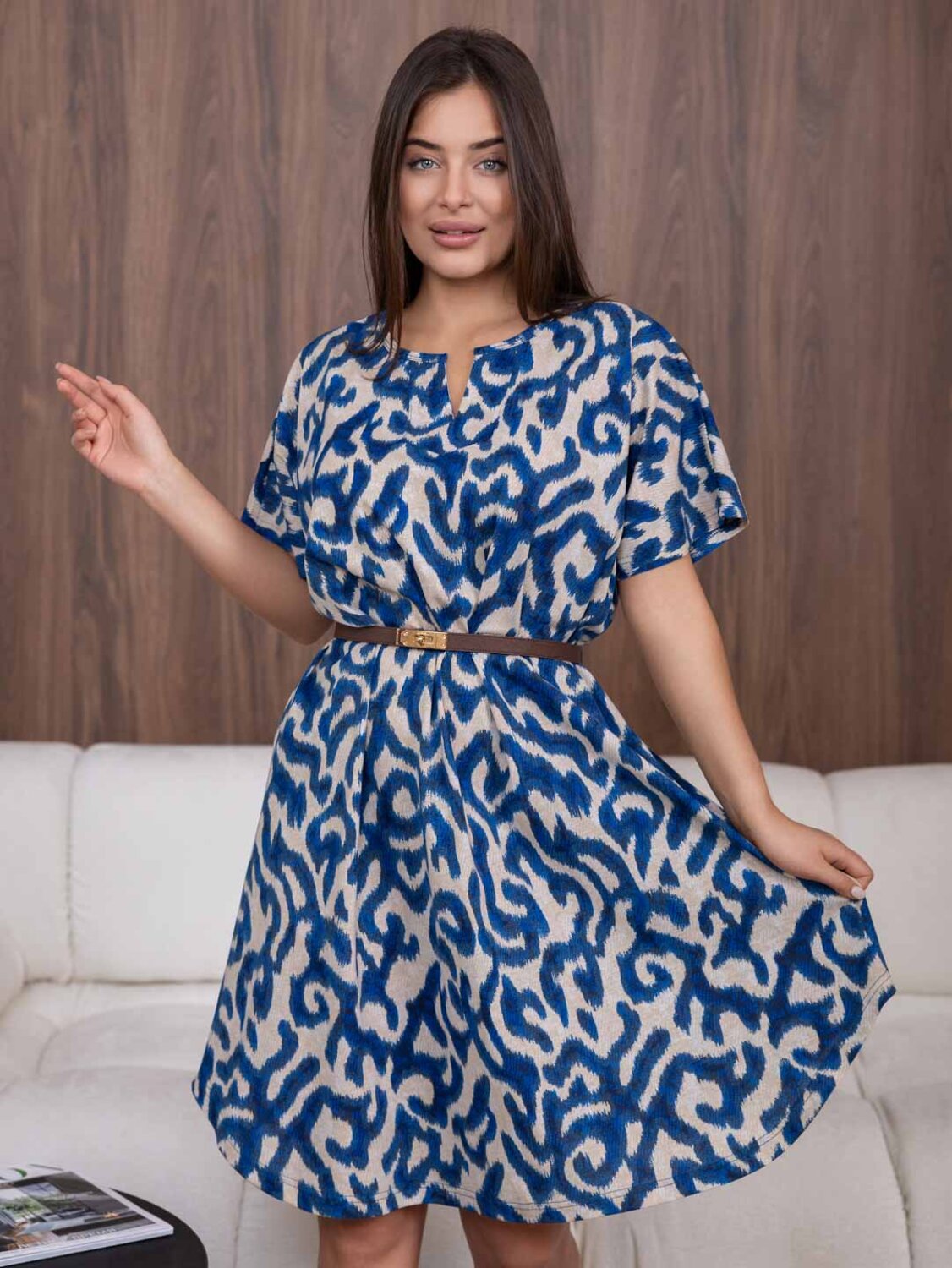 Текс-плюс Платье 588183 00-00247477 Синий