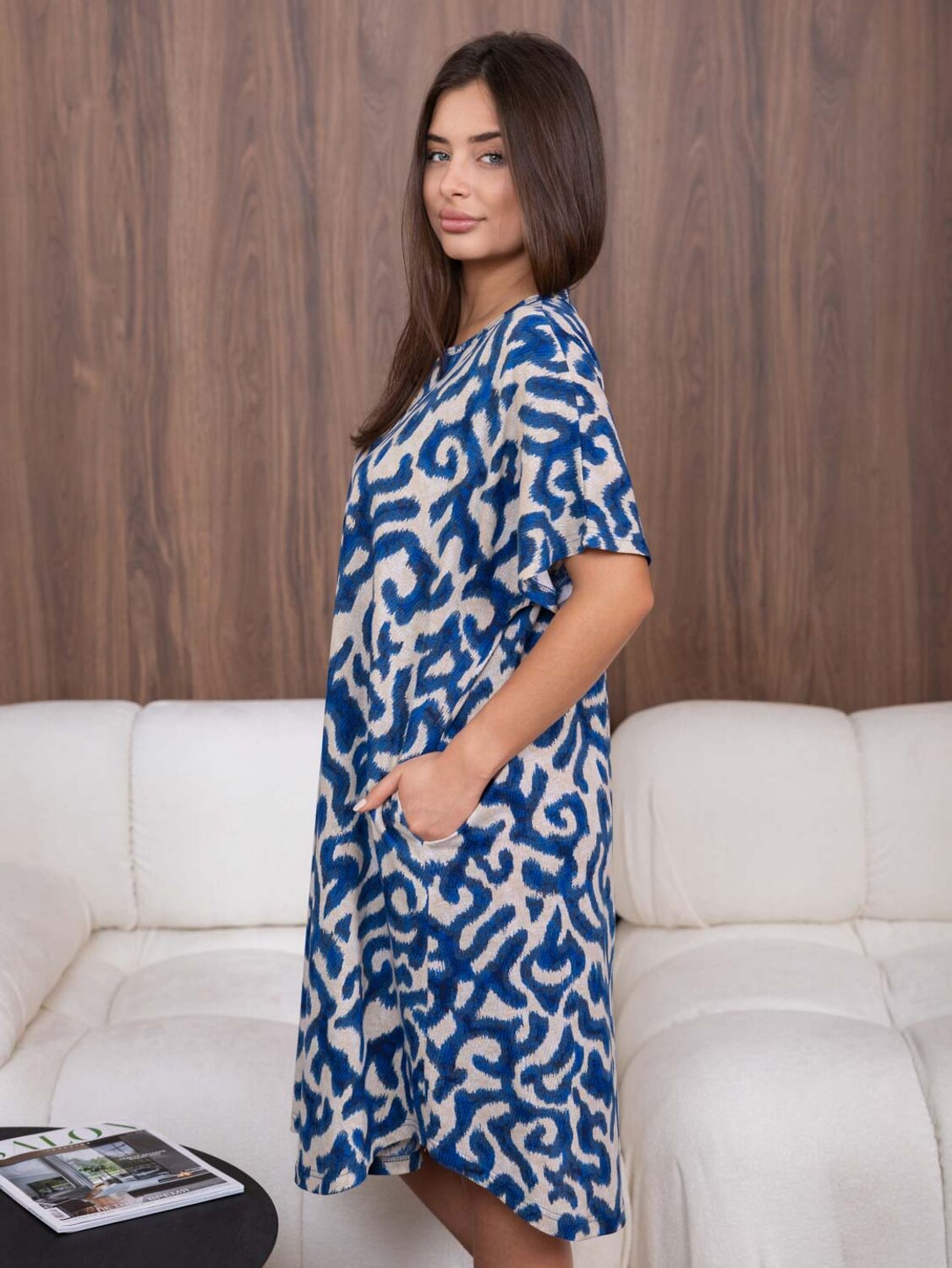 Текс-плюс Платье 588183 00-00247477 Синий