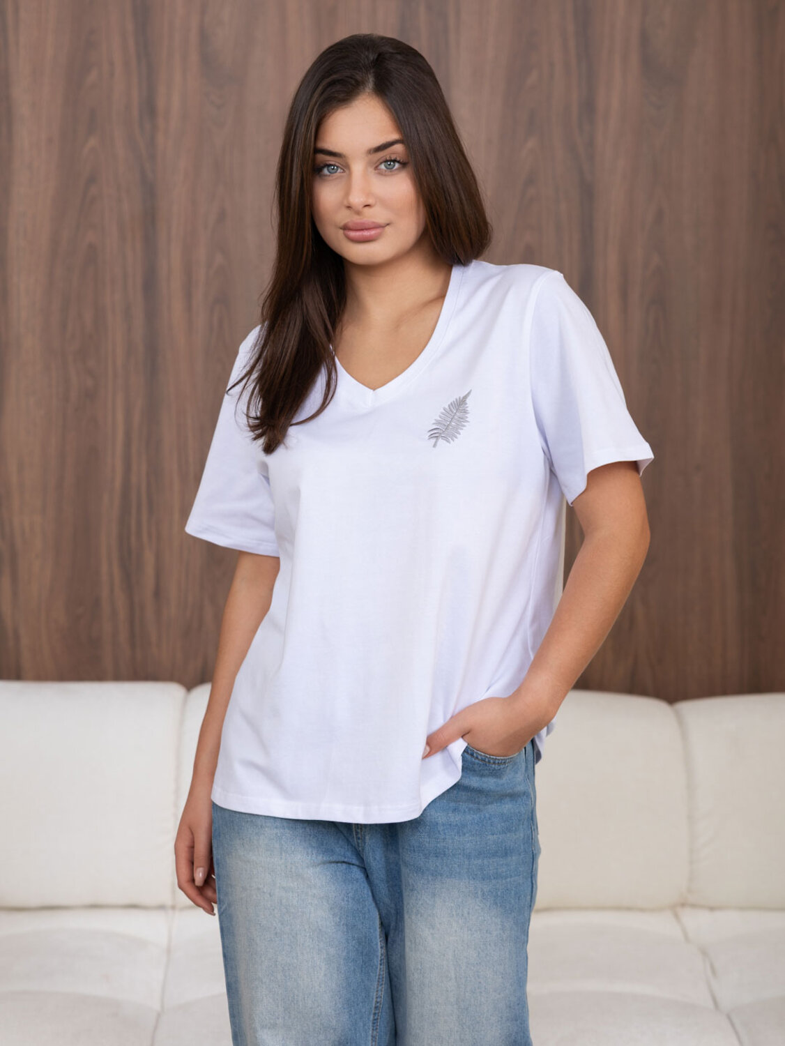 Текс-плюс Футболка 588188 00-00247278 Белый