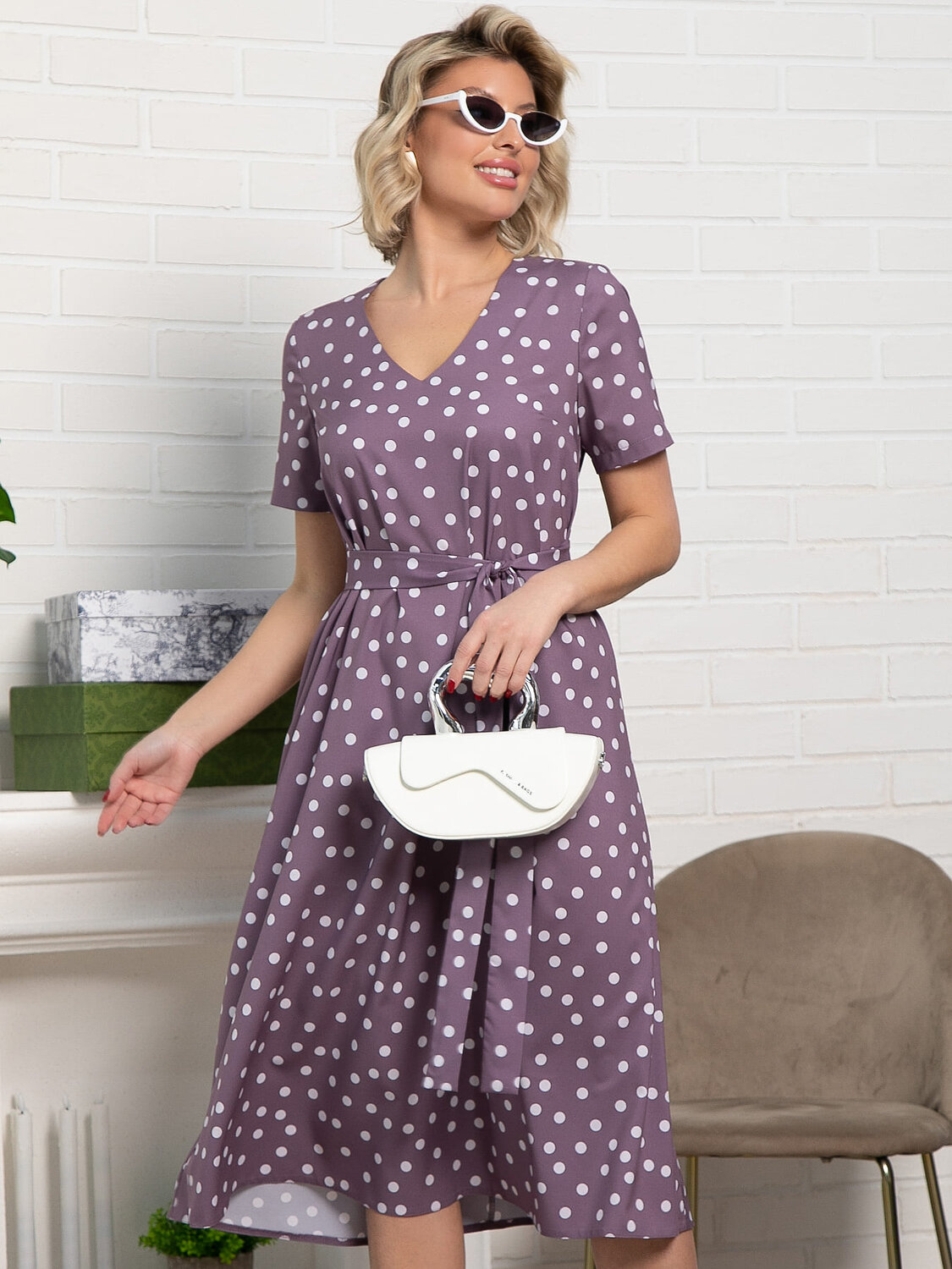 LT Collection Платье 588265 П15050-19М лиловый