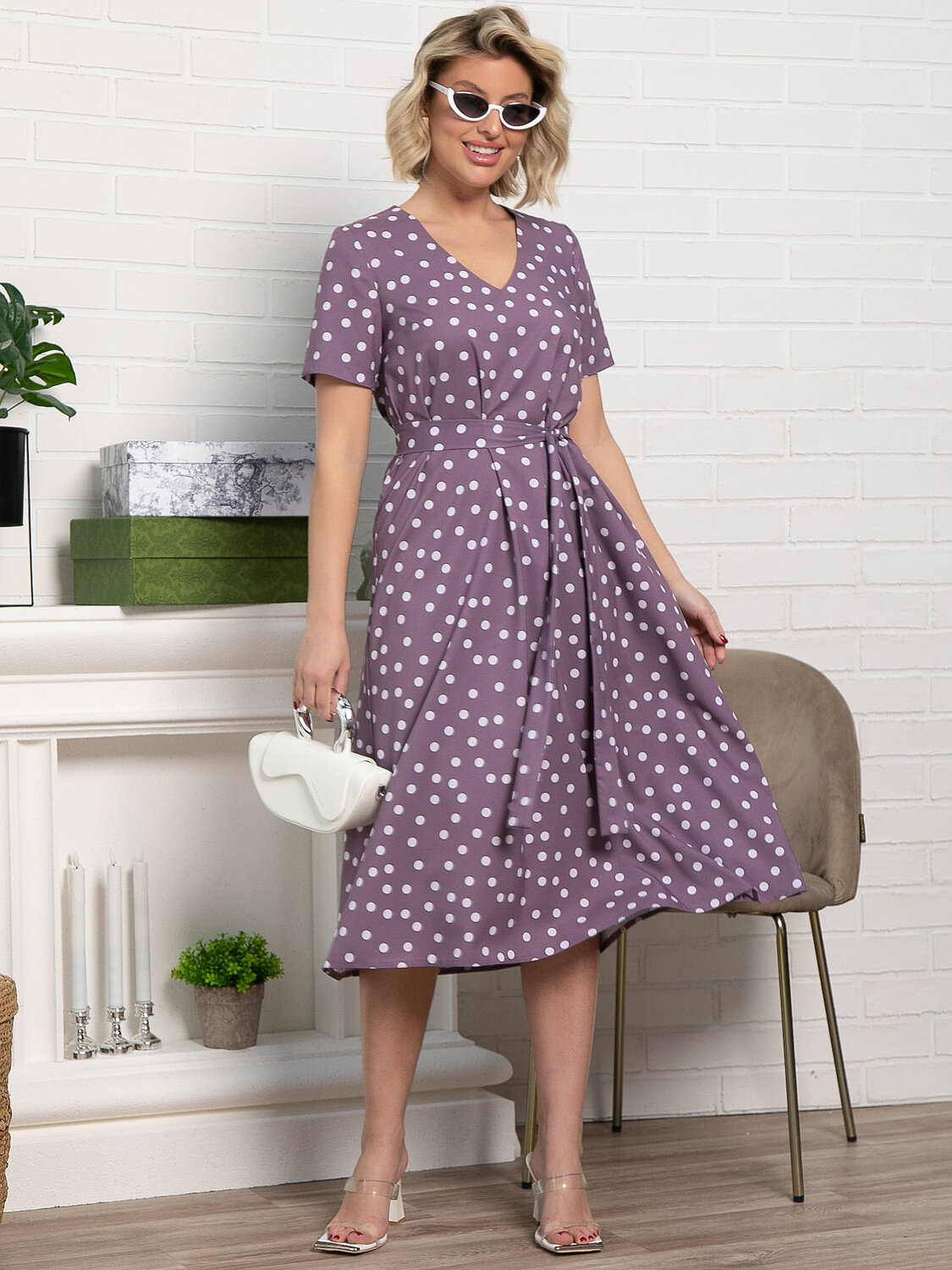 LT Collection Платье 588265 П15050-19М лиловый