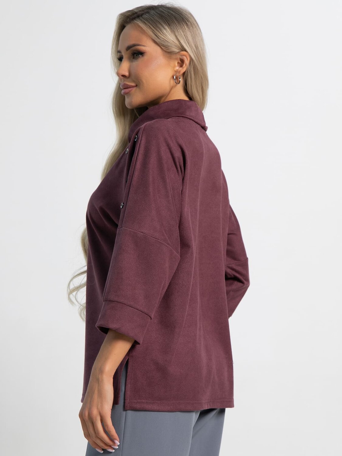 LT Collection Джемпер 588277 Б15465-4М фиолетовый