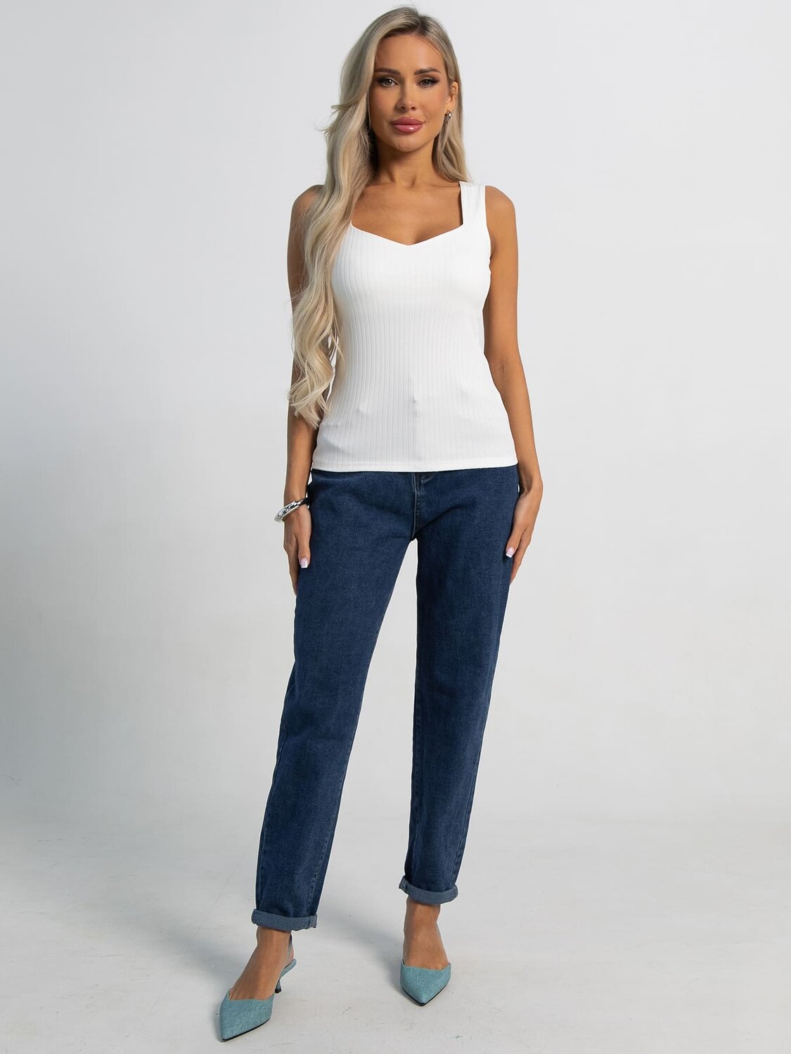 LT Collection Топ 588279 Б15457-34М молочный