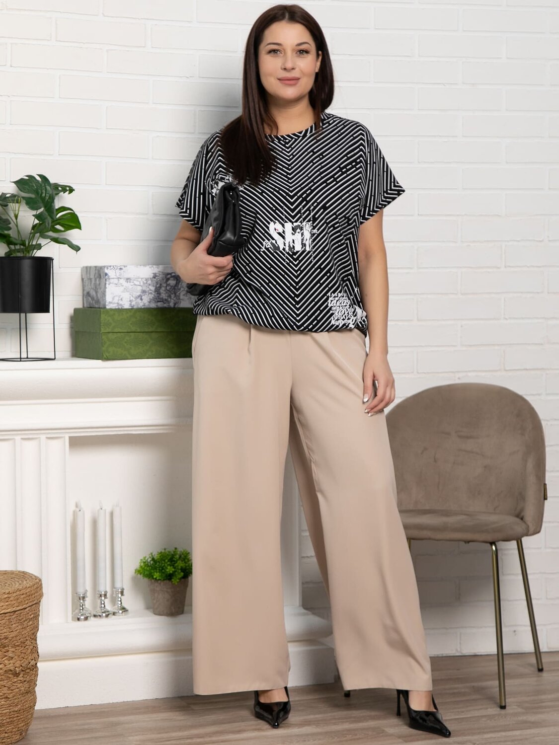 LT Collection Блуза 588281 Б15461-20М черный