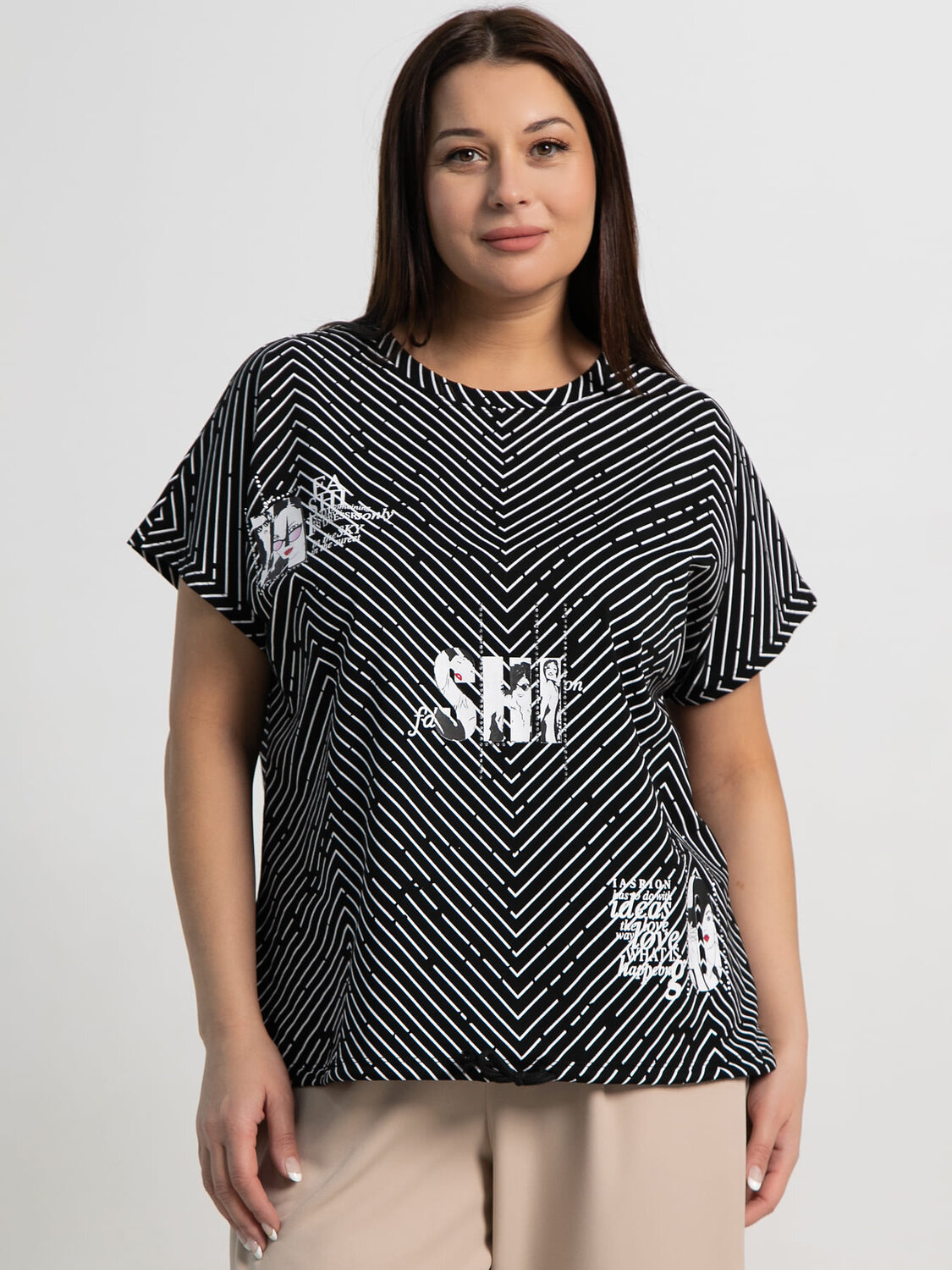 LT Collection Блуза 588281 Б15461-20М черный