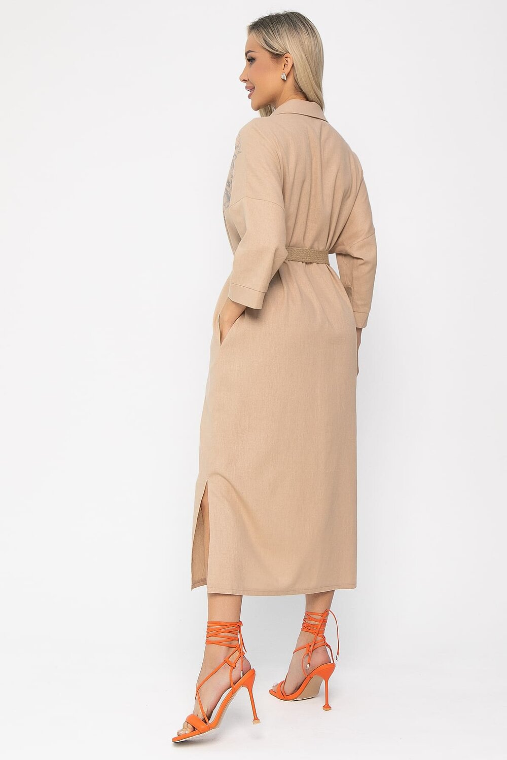 LT Collection Платье 588283 П15469-7М бежевый