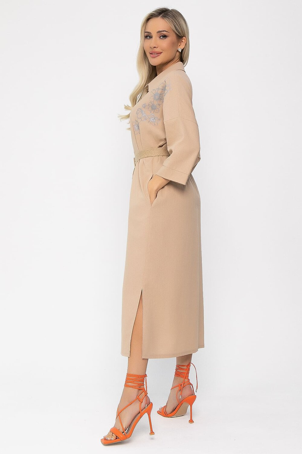 LT Collection Платье 588283 П15469-7М бежевый