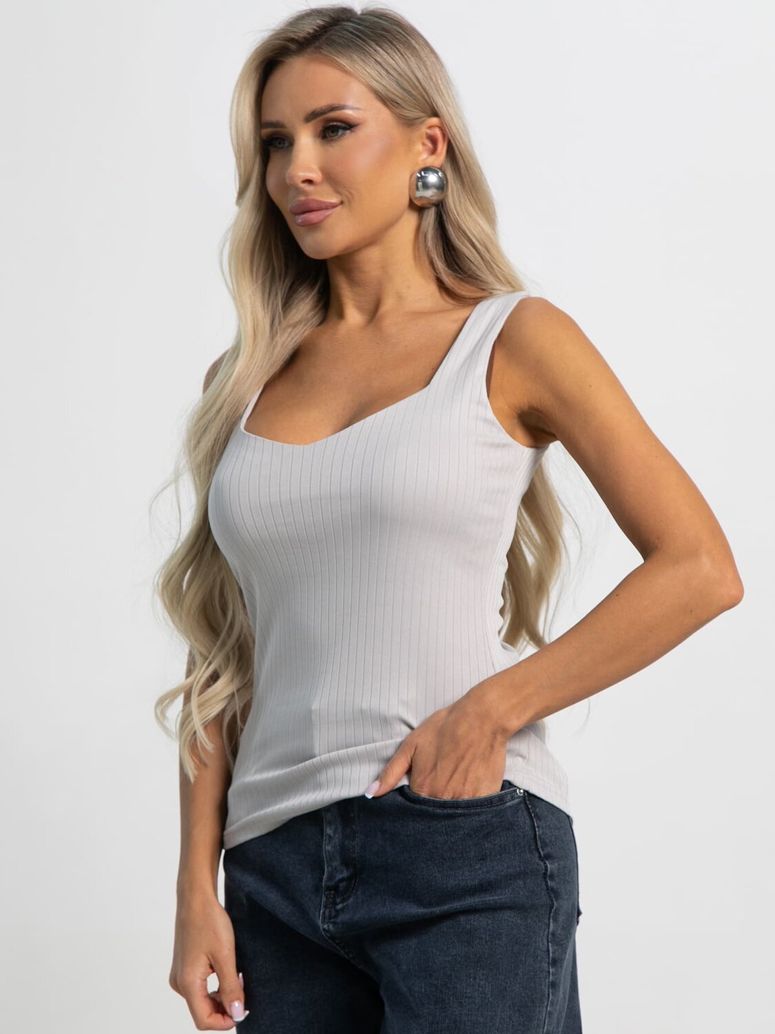 LT Collection Топ 588284 Б15452-33М серый