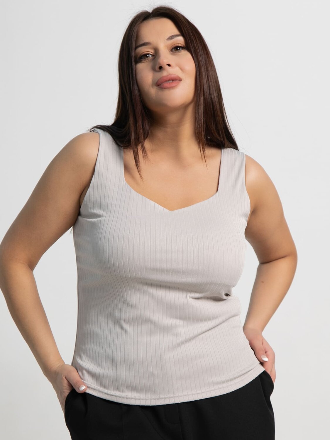 LT Collection Топ 588284 Б15452-33М серый