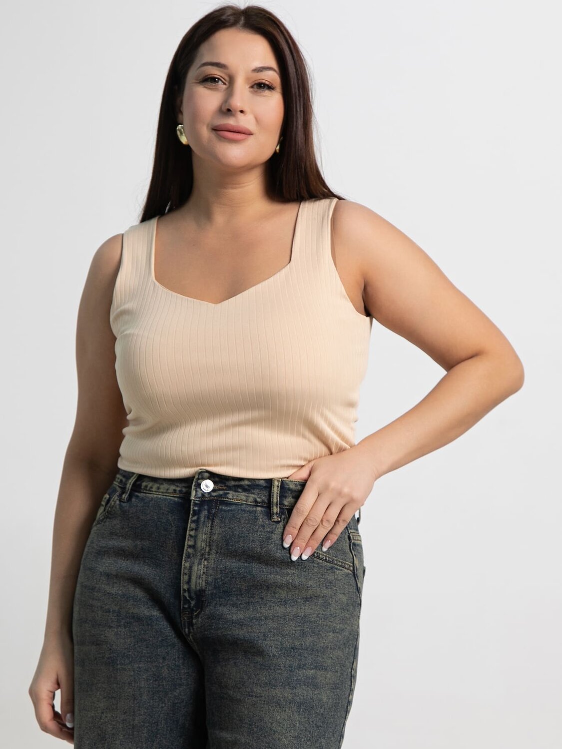 LT Collection Топ 588288 Б15454-33М бежевый