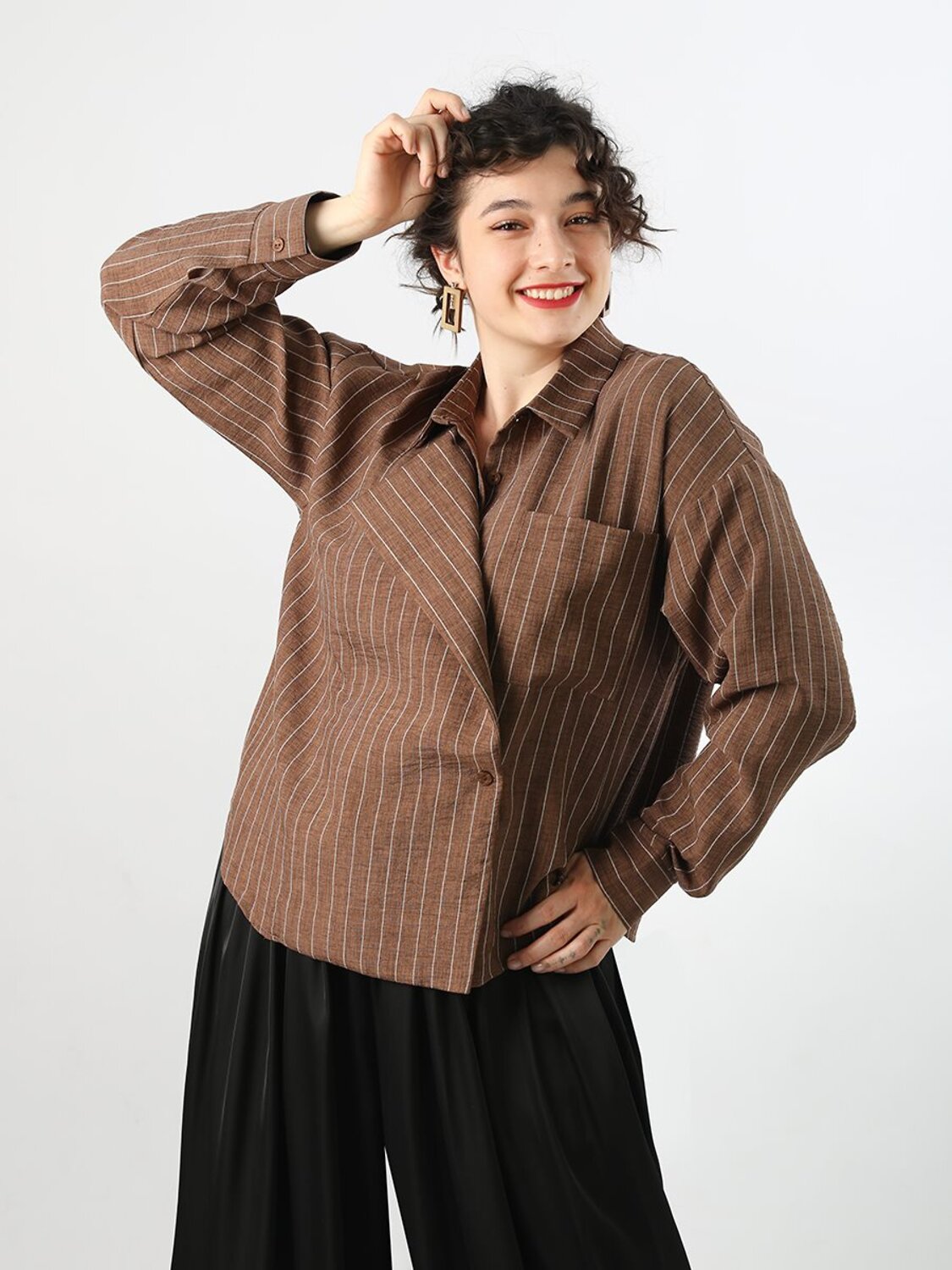 Соль&Перец Блузка 588290 SP25683 темно-бежевый