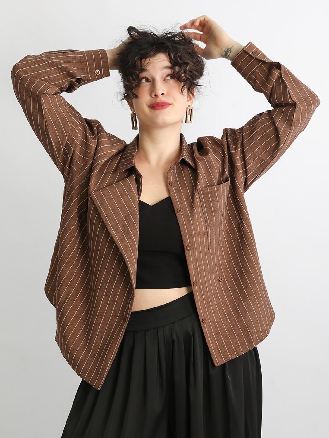 Соль&Перец Блузка 588290 SP25683 темно-бежевый