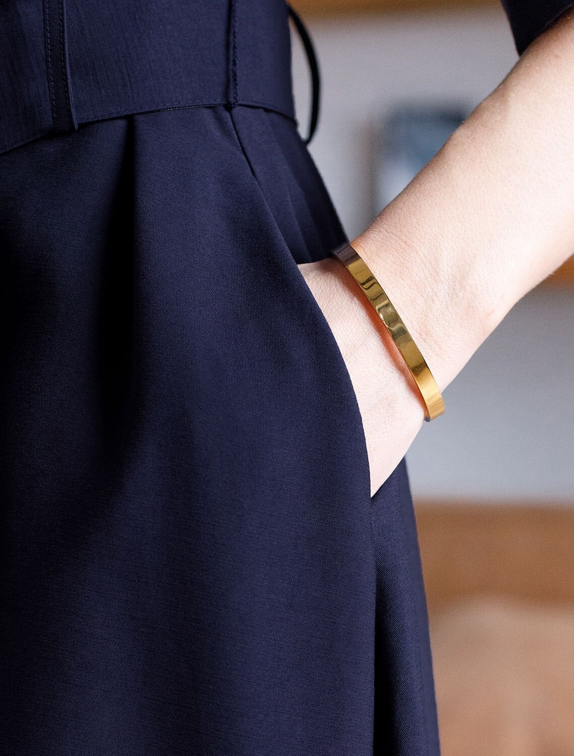 VILATTE Платье 588306 D22.292 темно-синий