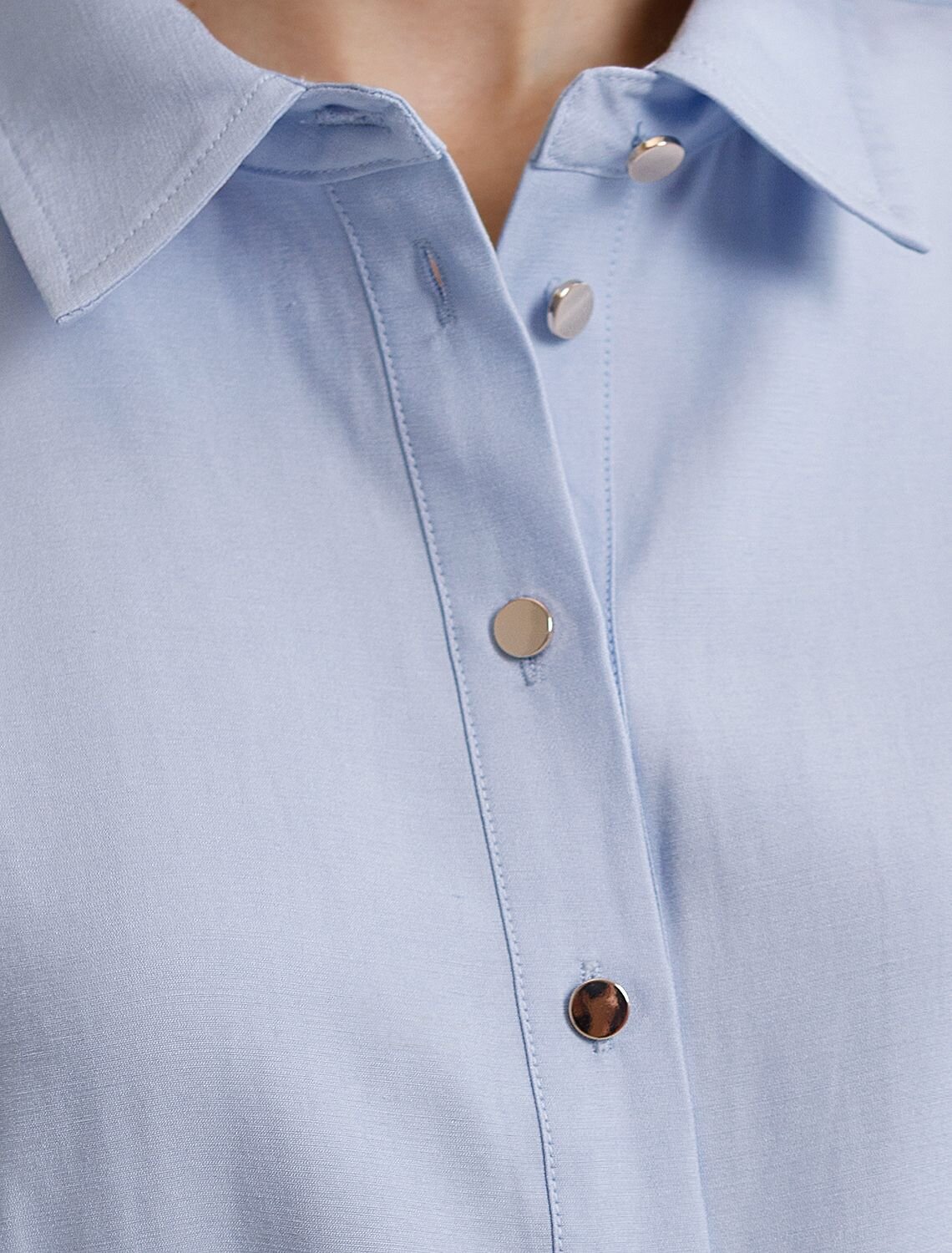 VILATTE Платье 588307 D22.293 голубой