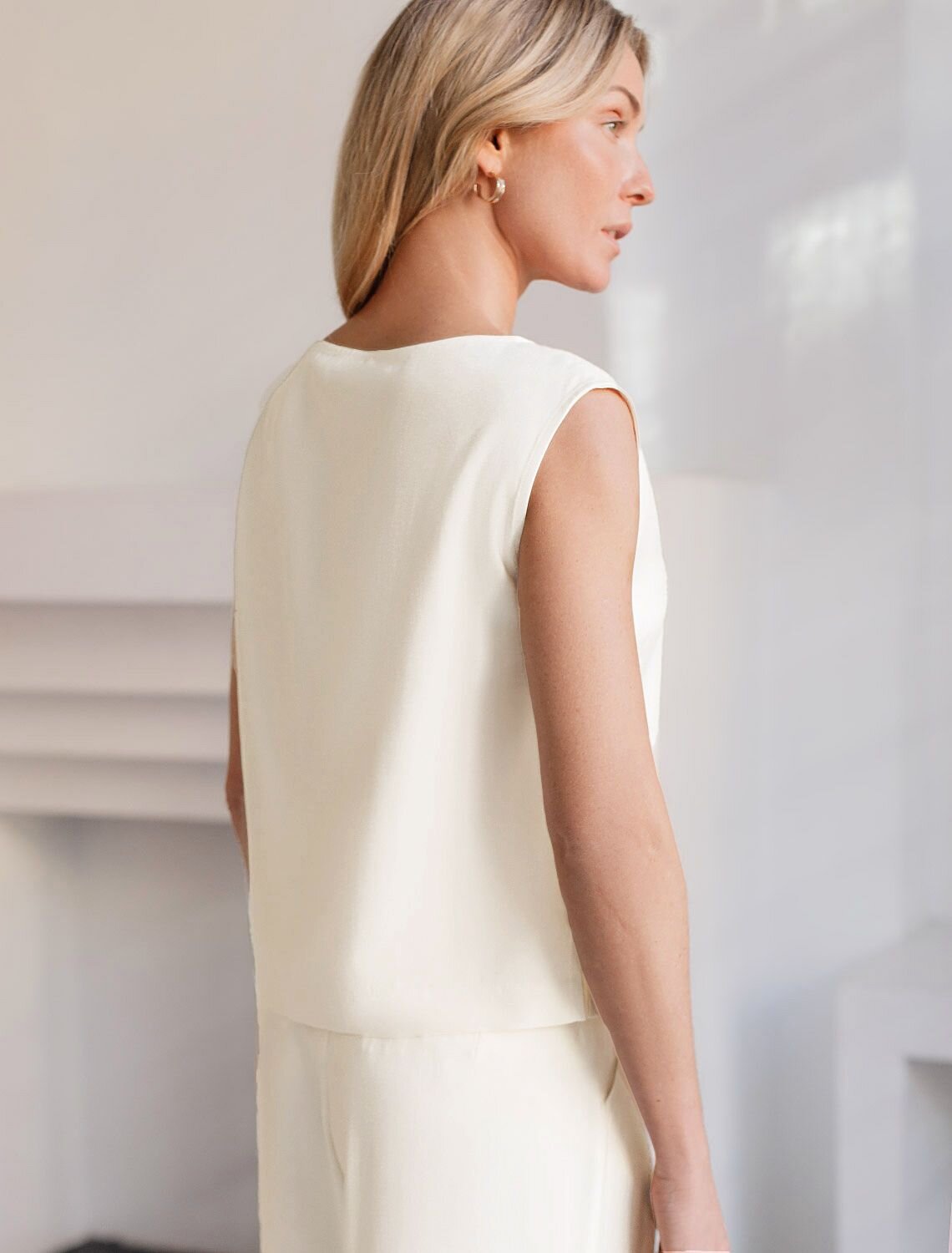 VILATTE Топ 588312 D23.079 натуральный белый