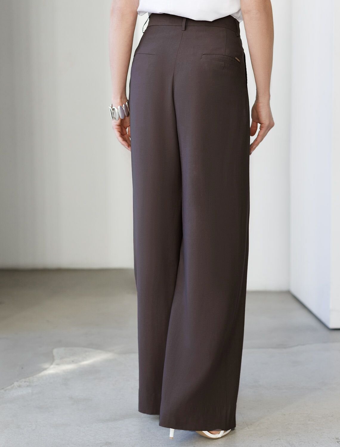 VILATTE Брюки 588316 D24.313 кофейный