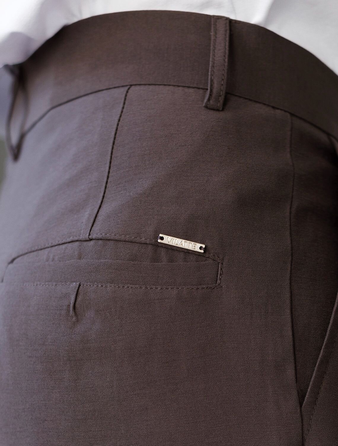 VILATTE Брюки 588316 D24.313 кофейный